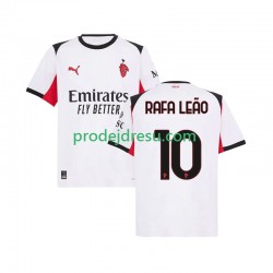 AC Milán Dresy Fotbal Rafael Leao 10 Muž Venkovní 2025-2026 Krátký rukáv