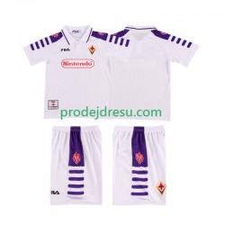 ACF Fiorentina Dresy Fotbal Retro Dětský Venkovní 1998 1999 Krátký rukáv