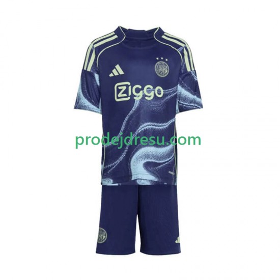 AFC Ajax Dresy Fotbal Dětský Venkovní 2025-2026 Krátký rukáv