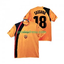 AS Řím Dresy Fotbal CASSANO 18 2005 Retro Muž Domácí 2006 Krátký rukáv