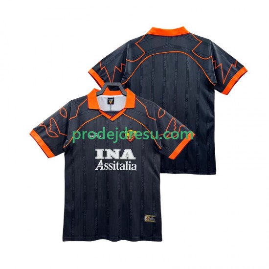 AS Řím Dresy Fotbal Retro Muž Venkovní 1998 1999 Krátký rukáv