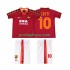 AS Řím Dresy Fotbal TOTTI 10 Retro Dětský Domácí 1998 1999 Krátký rukáv