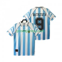 Argentina Dresy Fotbal BATISTUTA 9 1996 1997 Retro Muž Domácí Krátký rukáv