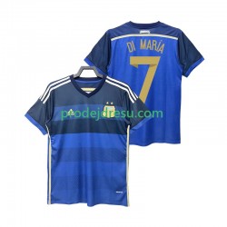Argentina Dresy Fotbal DI MARIA 7 2014 Retro Muž Venkovní Krátký rukáv