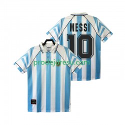 Argentina Dresy Fotbal Lionel Messi 10 1996 1997 Retro Muž Domácí Krátký rukáv