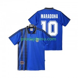 Argentina Dresy Fotbal MARADONA 10 Retro Muž Venkovní 1994 Krátký rukáv
