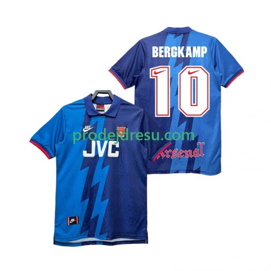 Arsenal Dresy Fotbal BERGKAMP 10 1995 1996 Retro Muž Venkovní Krátký rukáv