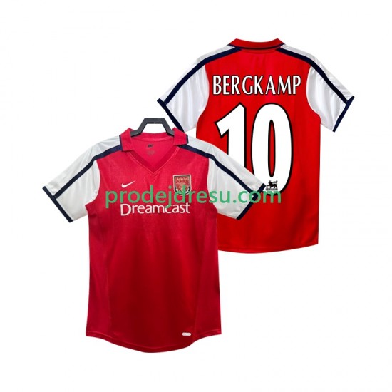 Arsenal Dresy Fotbal BERGKAMP 10 2001 Retro Muž Domácí 2002 Krátký rukáv