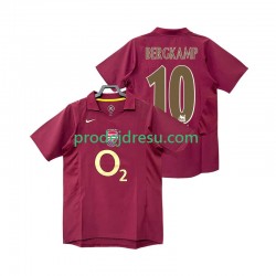Arsenal Dresy Fotbal BERGKAMP 10 2005 Retro Muž Domácí 2006 Krátký rukáv