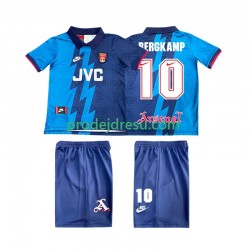 Arsenal Dresy Fotbal BERGKAMP 10 1995 1996 Retro Dětský Venkovní Krátký rukáv