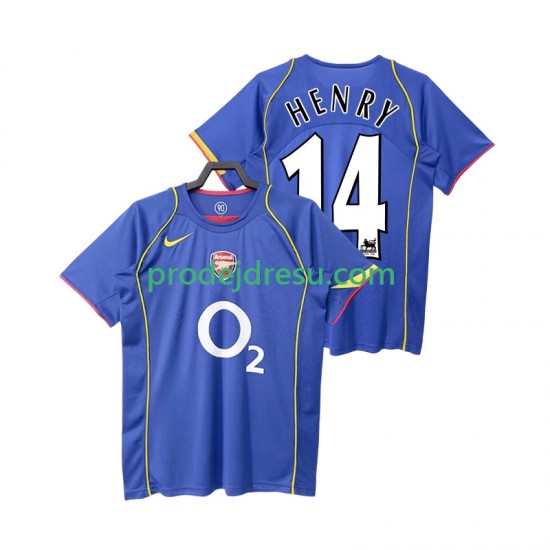 Arsenal Dresy Fotbal Henry 14 2005 Retro Muž Venkovní 2004 Krátký rukáv