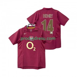 Arsenal Dresy Fotbal Henry 14 2005 Retro Muž Domácí 2006 Krátký rukáv