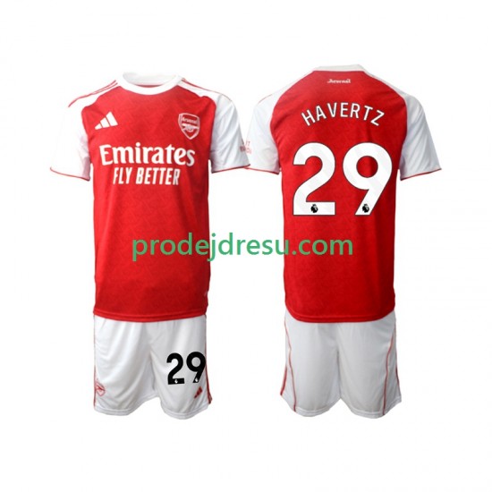 Arsenal Dresy Fotbal Kai Havertz 29 Dětský Domácí 2025-2026 Krátký rukáv