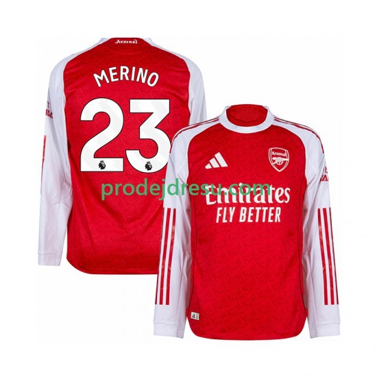 Arsenal Dresy Fotbal Merino 23 Muž Domácí 2025-2026 Dlouhý rukáv