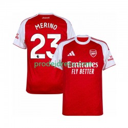 Arsenal Dresy Fotbal Merino 23 Muž Domácí 2025-2026 Krátký rukáv