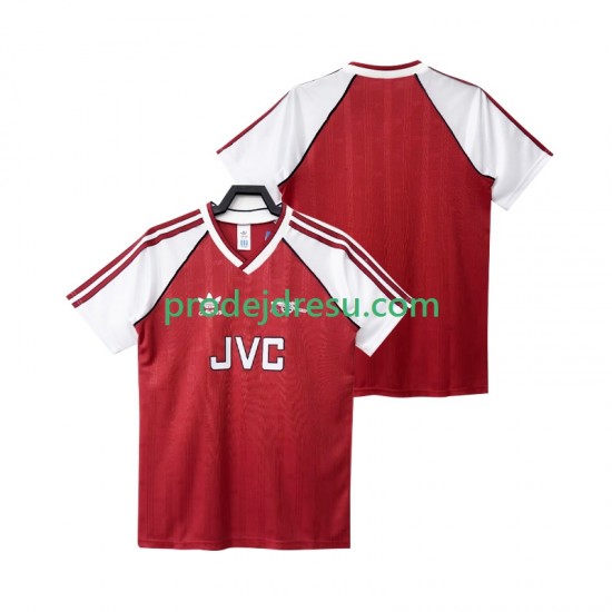 Arsenal Dresy Fotbal 1988 1990 Retro Muž Domácí Krátký rukáv