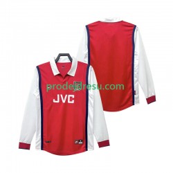 Arsenal Dresy Fotbal Retro Muž Domácí 1998 1999 Dlouhý rukáv
