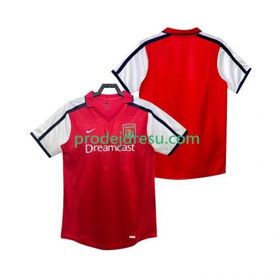Arsenal Dresy Fotbal 2001 Retro Muž Domácí 2002 Krátký rukáv