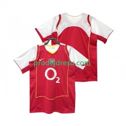 Arsenal Dresy Fotbal 2005 Retro Muž Domácí 2004 Krátký rukáv