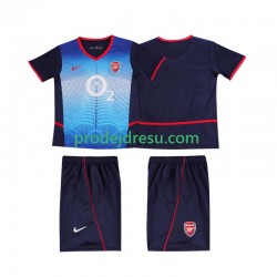 Arsenal Dresy Fotbal Retro Dětský Venkovní 2004 2002 Krátký rukáv