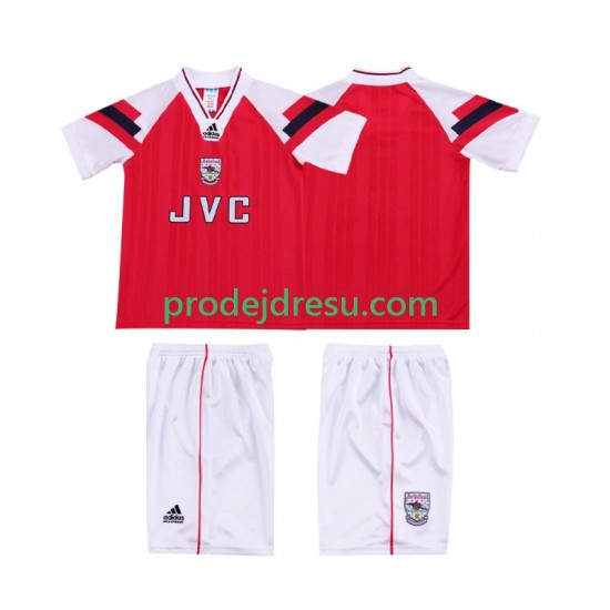 Arsenal Dresy Fotbal 1992 Retro Dětský Domácí 1994 Krátký rukáv