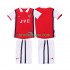 Arsenal Dresy Fotbal Retro Dětský Domácí 1998 1999 Krátký rukáv