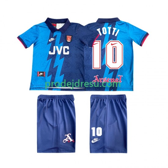 Arsenal Dresy Fotbal TOTTI 10 1995 1996 Retro Dětský Venkovní Krátký rukáv
