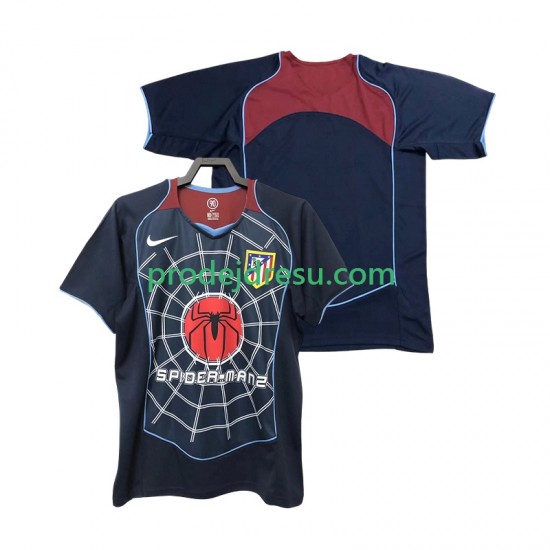 Atlético Madrid Dresy Fotbal 2005 Retro Muž Venkovní 2004 Krátký rukáv