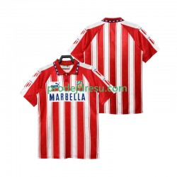 Atlético Madrid Dresy Fotbal 1995 Retro Muž Domácí 1994 Krátký rukáv
