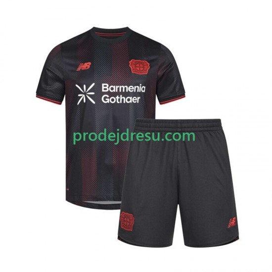 Bayer 04 Leverkusen Dresy Fotbal Dětský Domácí 2025-2026 Krátký rukáv