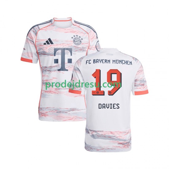 FC Bayern Mnichov Dresy Fotbal Alphonso Davies 19 Muž Venkovní 2025-2026 Krátký rukáv