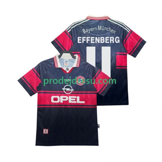 FC Bayern Mnichov Dresy Fotbal Effenberg 11 1997 Retro Muž Domácí 1999 Krátký rukáv