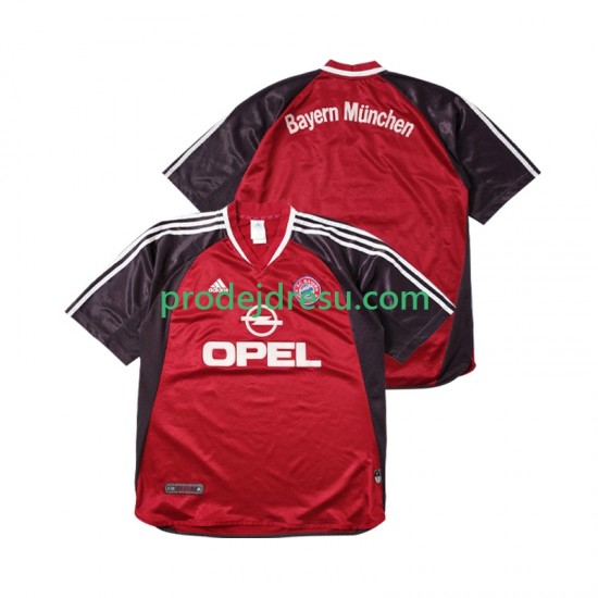 FC Bayern Mnichov Dresy Fotbal 2001 Retro Muž Domácí 2002 Krátký rukáv