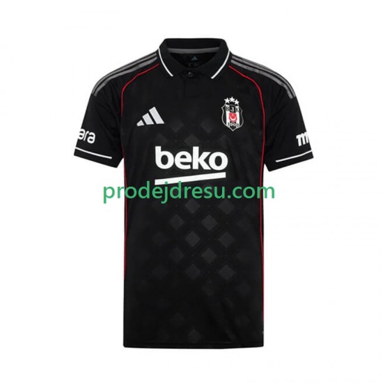 Besiktas Dresy Fotbal Muž Alternativní 2025-2026 Krátký rukáv