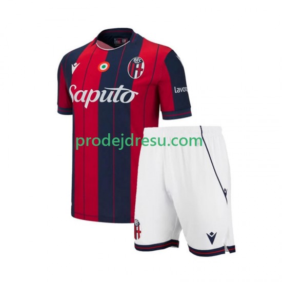 Dresy Fotbal Bologna Dětský Domácí 2025-2026 Krátký rukáv