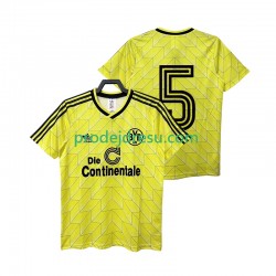 Borussia Dortmund Dresy Fotbal 5 1988 1989 Retro Muž Domácí Krátký rukáv