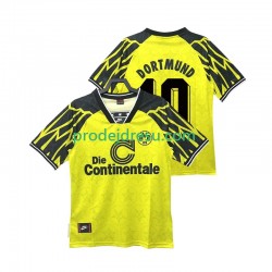 Borussia Dortmund Dresy Fotbal Moller 10 1995 Retro Muž Domácí 1994 Krátký rukáv