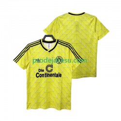 Borussia Dortmund Dresy Fotbal 1988 1989 Retro Muž Domácí Krátký rukáv