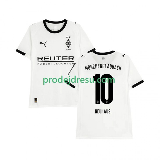 Rusko Dresy Fotbal Bo Monchengladbach Florian Neuhaus 10 Muž Domácí 2025-2026 Krátký rukáv