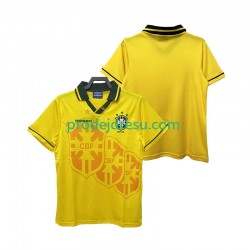 Brazílie Dresy Fotbal Retro Muž Domácí 1994 Krátký rukáv