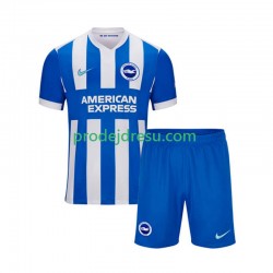 Brighton & Hove Albion Dresy Fotbal Dětský Domácí 2025-2026 Krátký rukáv
