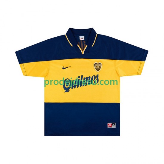 CA Boca Juniors Dresy Fotbal 2000 Retro Muž Domácí 1999 Krátký rukáv