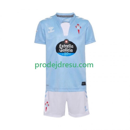 Celta de Vigo Dresy Fotbal Dětský Domácí 2025-2026 Krátký rukáv