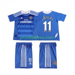 Chelsea Dresy Fotbal DROGBA 11 2012 Retro Dětský Domácí 2011 Krátký rukáv