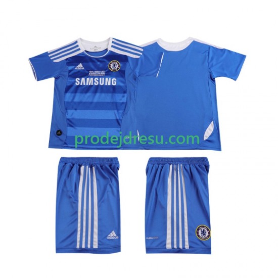 Chelsea Dresy Fotbal 2012 Retro Dětský Domácí 2011 Krátký rukáv