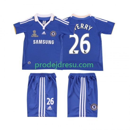 Chelsea Dresy Fotbal TERRY 26 2007 Retro Dětský Domácí 2008 Krátký rukáv