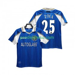Chelsea Dresy Fotbal ZOLA 25 1997 Retro Muž Domácí 1999 Krátký rukáv