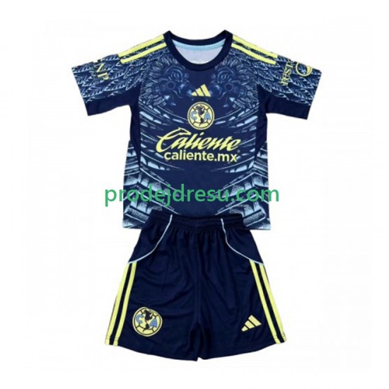 Club América Dresy Fotbal Dětský Venkovní 2025-2026 Krátký rukáv