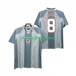 Anglie Dresy Fotbal CASCOIGNE 8 1996 Retro Muž Venkovní Krátký rukáv
