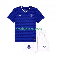 Everton Dresy Fotbal Dětský Domácí 2025-2026 Krátký rukáv